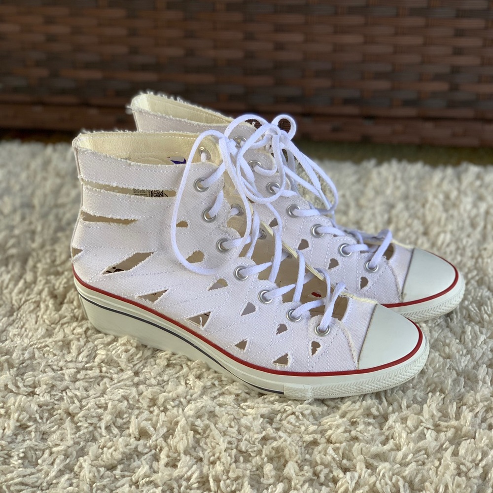 Converse Wedge Hi-Ness Cutout High Top Sneakers